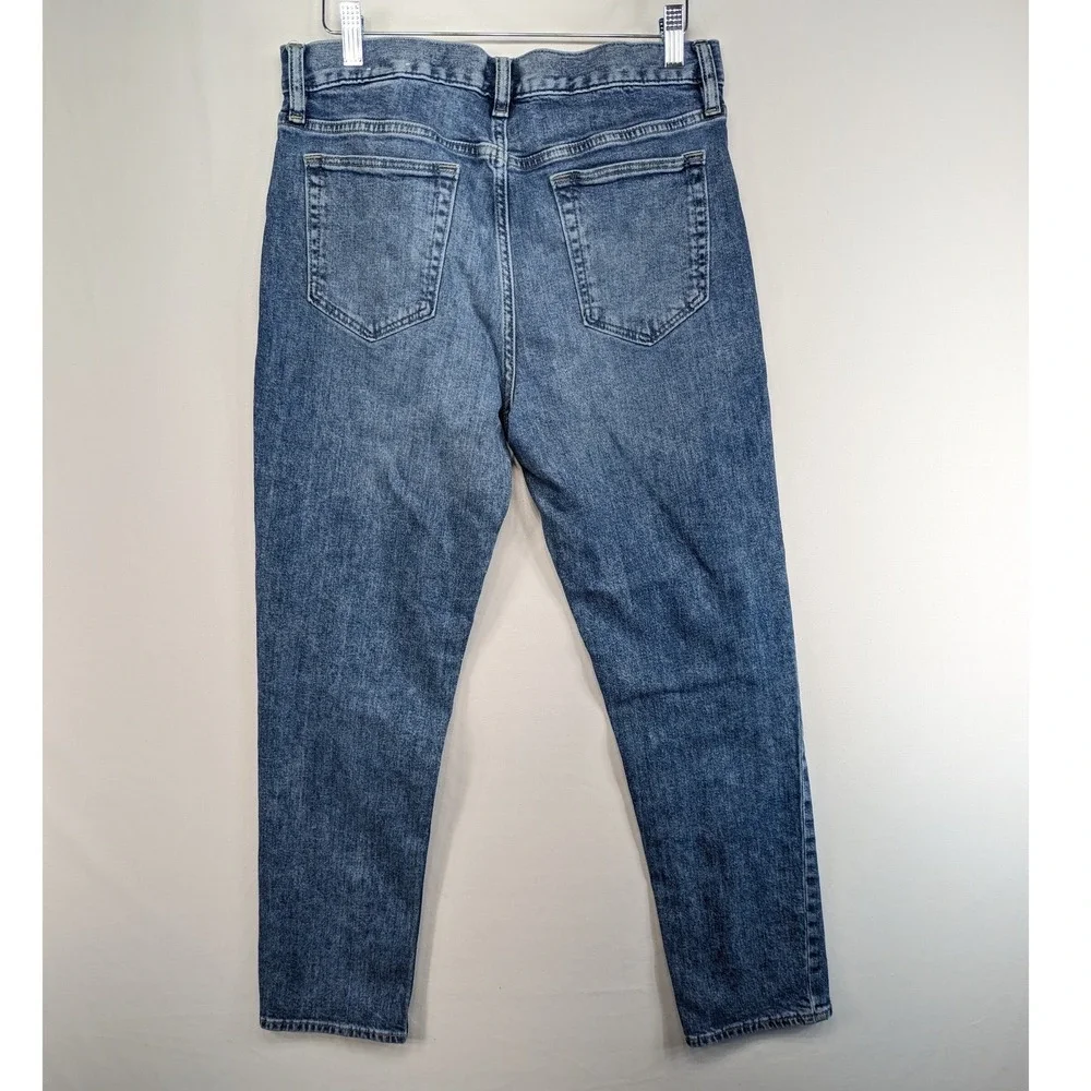 Banana Republic Mens Slim Fit Medium Wash Blue Denim Jeans 33x30